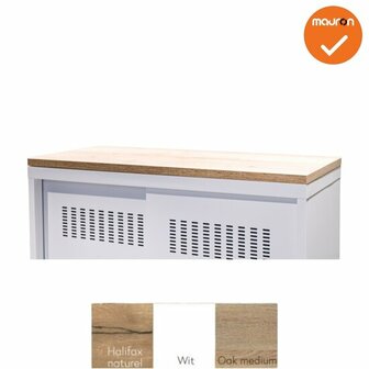 Schuifdeurkast -  Basic - Wit - 105cm