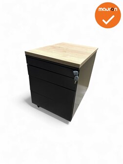 Ladeblok Basic - 57x42x60cm - Zwart- 4 laden