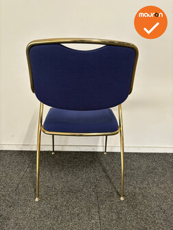 Brunner Vergaderstoel - Blauwe stoffering