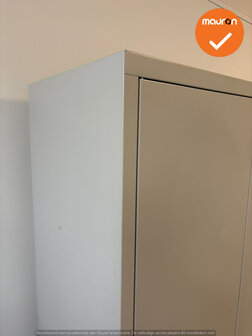 Ronis Draaideurkast Lockerkast  - 200x100x50cm - Zilvergrijs