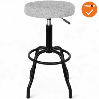 Barkruk Sjoel - NIEUW - Grijs