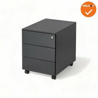 Ladeblok - 14N - 3 Lades - 62x42x58cm - Antraciet