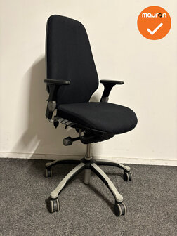 RH Logic 400 - Nieuwe zwarte stoffering  -zwart/grijs voetkruis