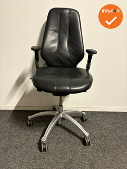 RH Logic 400 XL  - Met bestaande zwart leren bekleding - Grijs voetkruis