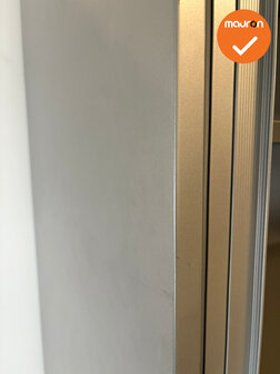 Roldeurkast - Ahrend - 195x120x45cm - Zilvergrijs met zilvergrijze metalen roldeuren