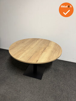 Vergadertafel - rond - 120 cm - Bladkleur naar keuze