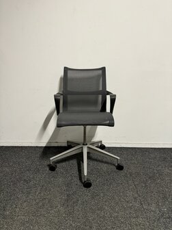 Herman Miller - vergaderstoel - Antraciet - met wielen