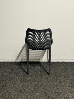Kantinestoel "Airlight" - Kunststof - Donkergrijs