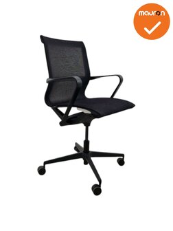 Vergaderstoel Stradic - Zwart - NIEUW - Met Wielen