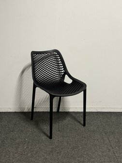 Kantinestoel "Airlight" - Kunststof - Zwart