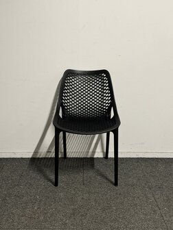 Kantinestoel "Airlight" - Kunststof - Zwart
