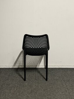 Kantinestoel "Airlight" - Kunststof - Zwart