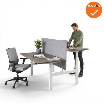 Zit-Sta Duo Bureau - Elektrisch - 180x80cm