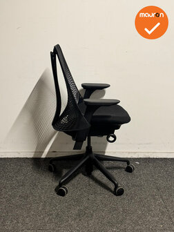 Herman Miller - Sayl - Zwart - Zwart voetkruis