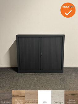 Basic - Roldeurkast - 100x120x43 cm - Antraciet - Refurbished