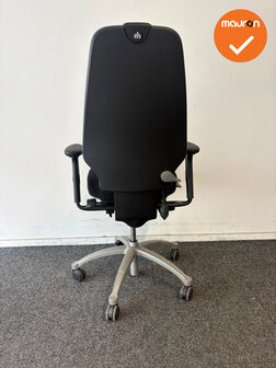 RH Logic Elite 400 - zwarte stoffering - zilvergrijs voetkruis