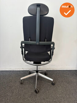 Rohde &amp; Grahl - Xenium - Classic -  Bestaande zwarte stoffering met gestoffeerde rug - met hoofdsteun