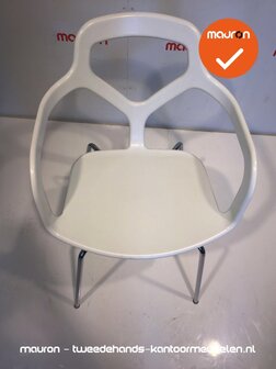 Design kantinestoel - Shin Azumi - Wit