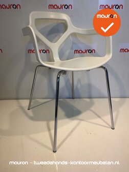 Design kantinestoel - Shin Azumi - Wit