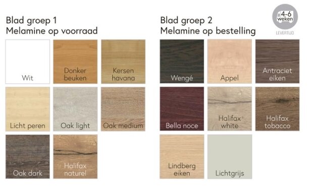 Ahrend 500 handmatig verstelbaar bureau - nieuw blad naar keuze - afmetingen naar keuze - zilvergrijs onderstel