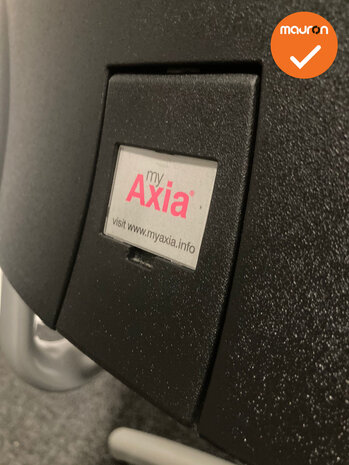 BMA Axia - 2.1 hoge rug met paarse stoffering - Zilvergrijs voetkruis