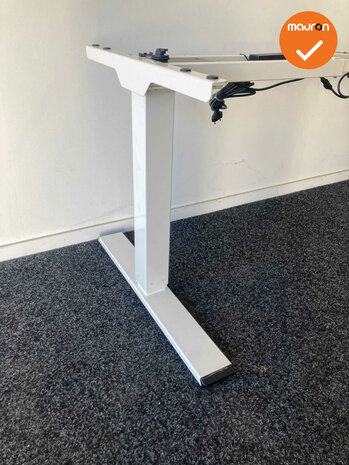 Mauforce 500 zit-sta onderstel -  compleet nieuw elektrisch zit-sta onderstel - bladkleur naar keuze - wit frame - maat naar ke