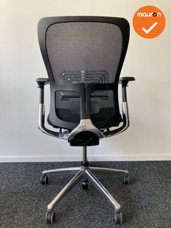 Haworth Comforto 89 (Zody) - nieuwe stoffering naar keuze - Gepolijst aluminium voetkruis