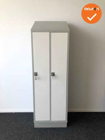 Lockerkast - 198x60x50 - Grijs/Wit