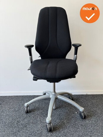 RH Logic 400 XL - Nieuwe zwarte stoffering  - Grijs voetkruis