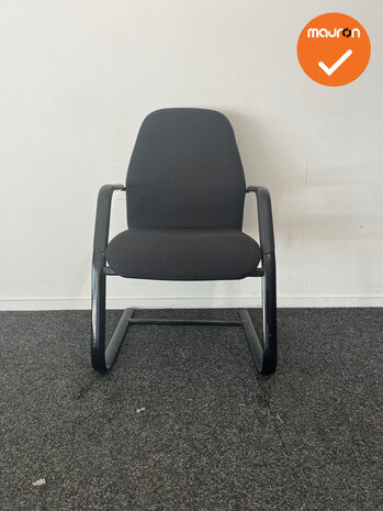 Vergaderstoel - Haworth Comforto - Zwarte stoffering