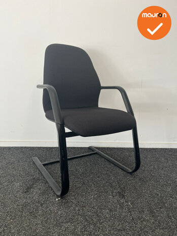 Vergaderstoel - Haworth Comforto - Zwarte stoffering