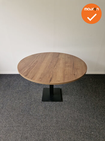 Vergadertafel - rond - 120 cm - Bladkleur naar keuze