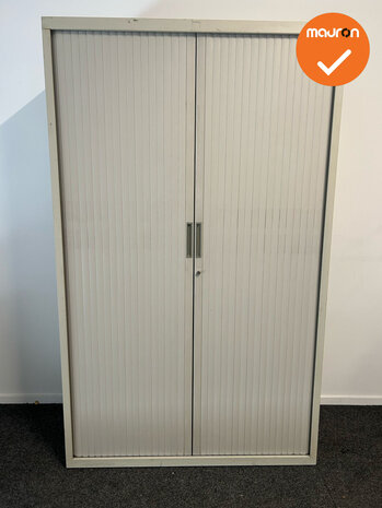 Roldeurkast - B-keuze - Basic - 195x120x45 - Wit beige 