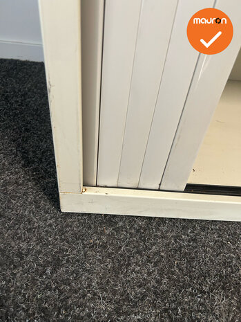 Roldeurkast - B-keuze - Basic - 195x120x45 - Wit beige 