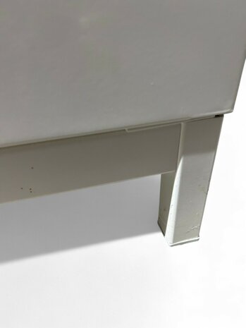 Schuifdeurkast - Ahrend - akoestisch - 135x160x45cm - wit
