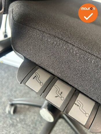 RH Logic Elite 400 - XL - zwarte stoffering  - Inclusief lendepomp  - zwart voetkruis