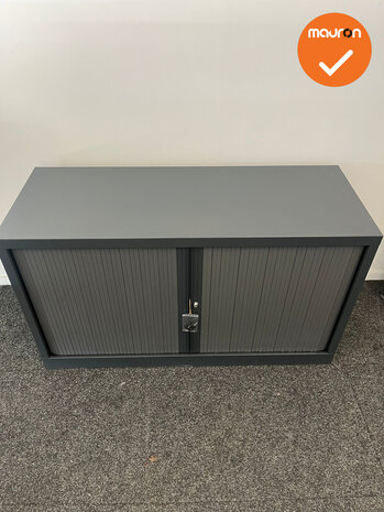 Robberechtse roldeurkast - 70x120x46cm - Antraciet - inclusief 2 sleutels