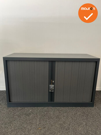Robberechtse roldeurkast - 70x120x46cm - Antraciet - inclusief 2 sleutels