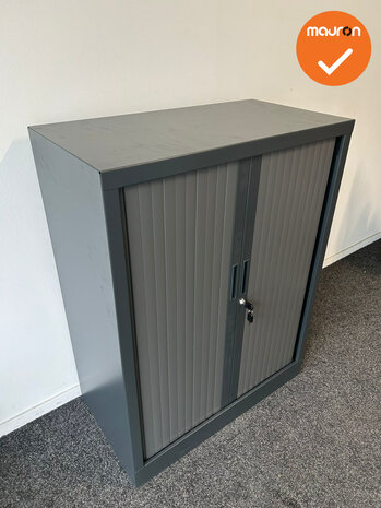 Robberechts roldeurkast - 105x80x43 - antraciet - inclusief 2 sleutels