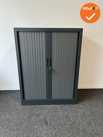 Robberechts roldeurkast - 105x80x43 - antraciet - inclusief 2 sleutels