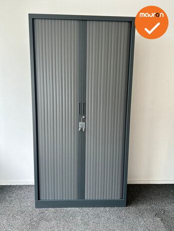 Robberechtse roldeurkast - 198x100x43cm - Antraciet - inclusief 2 sleutels
