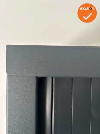 Mauforce Roldeurkast - V-serie - NIEUW - 198x120x43 cm - Antraciet - inclusief 2 sleutels