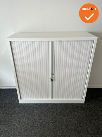 Robberechtse roldeurkast - 120x120x45cm - Wit - inclusief 2 sleutels