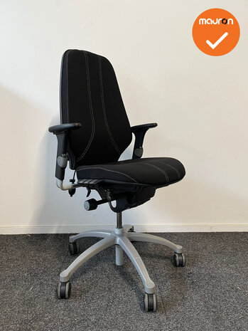 RH Logic 400 - zwarte stoffering met witte stiknaden - Grijs voetkruis