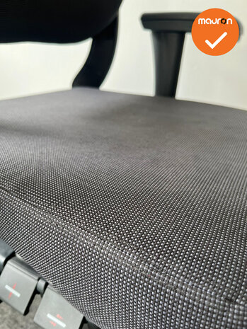 Ahrend 230 bureaustoel - refurbished - Medium Rug - Antraciet gemêleerd 