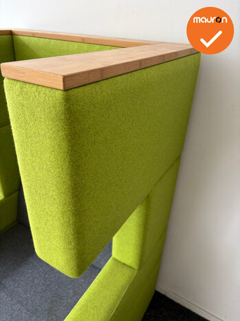 Akoestische design Fauteuil - Groen / Antraciet- refurbished
