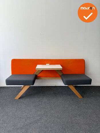 Design Zitmeubel - TOOaPICNIC Chill - Oranje met antraciet