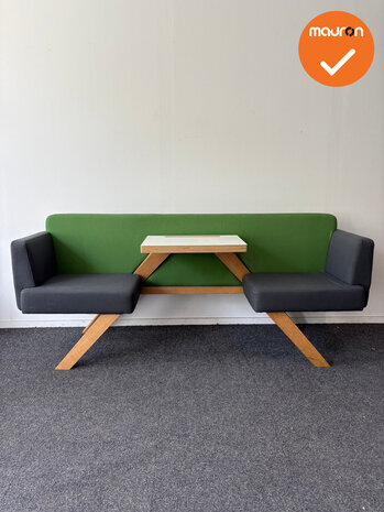 Design Zitmeubel - TOOaPICNIC Chill+ - Groen met Antraciet