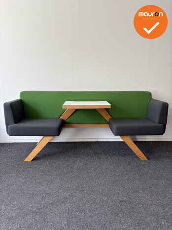Design Zitmeubel - TOOaPICNIC Chill+ - Groen met Antraciet