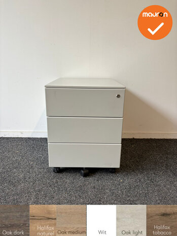 Ladeblok Basic - 54x42x58cm - Grijs - 3 laden